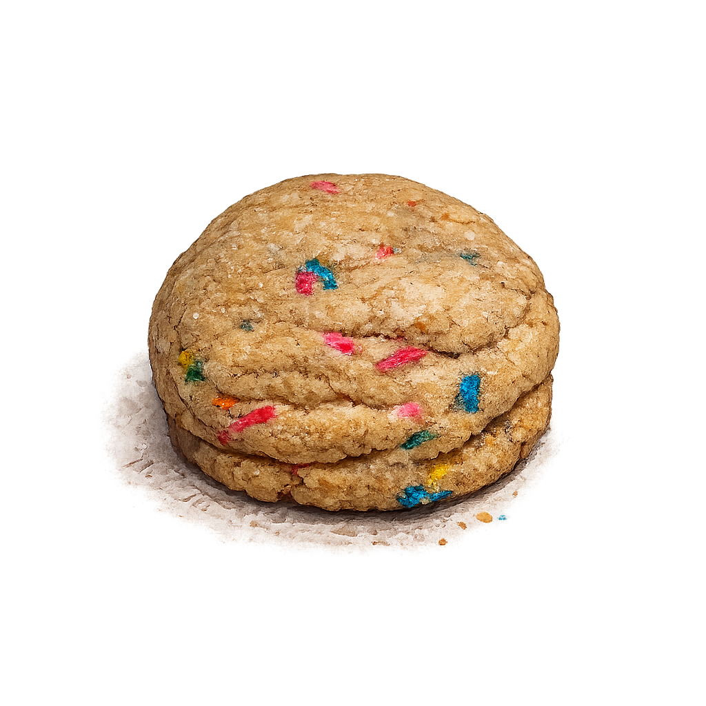 Birthday Cake cookie illustration
